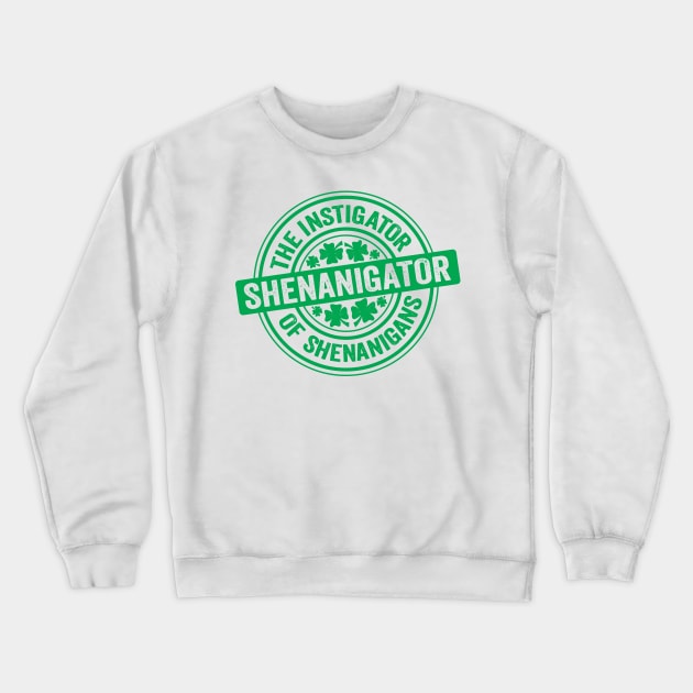 Shenanigator Green Crewneck Sweatshirt by DetourShirts